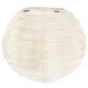 Lanternes boule chinoise papier ivoire 10 cm les 2