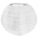Lanternes boule chinoise papier blanc 10 cm les 2