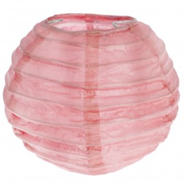 Lanterne boule chinoise papier rose 10 cm les 2
