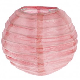 Lanternes boule chinoise papier rose 10 cm les 2