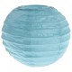 Lanterne boule chinoise papier bleu ciel 10 cm les 2