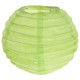 Lanterne boule chinoise papier vert anis 10 cm les 2