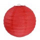 Lanterne boule chinoise papier rouge 20 cm les 2