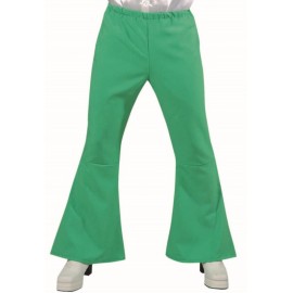 Déguisement pantalon hippie vert homme luxe