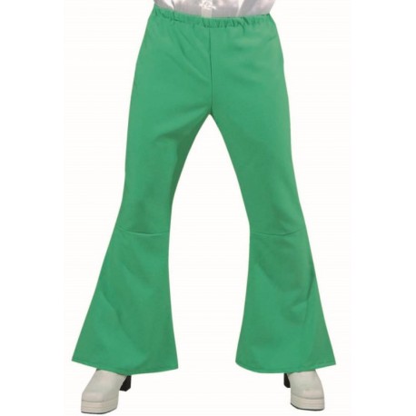 Déguisement pantalon hippie vert homme luxe