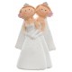 Figurine Mrs & Mrs couple de mariées femmes 10 cm