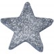 Etoile pailletee argent decoration