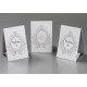 Marque-table Just Married carton blanc 15 cm les 6