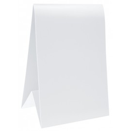 Marque-table carton blanc 15 cm les 6