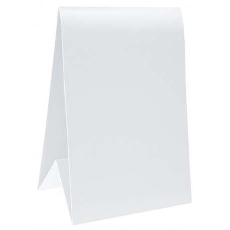 Marque-table carton blanc 15 cm les 6