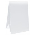 Marque-table carton blanc 15 cm les 6