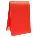 Marque-table carton rouge 15 cm les 6