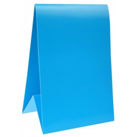 Marque-table carton turquoise 15 cm les 6