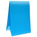 Marque-table carton turquoise 15 cm les 6