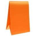 Marque-table carton orange 15 cm les 6