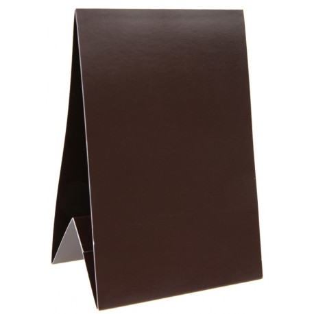 Marque-table carton chocolat 15 cm les 6