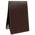 Marque-table carton chocolat 15 cm les 6