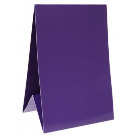 Marque-table carton prune 15 cm les 6