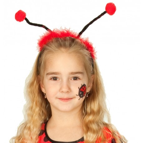 Serre-tête coccinelle antennes de coccinelle enfant