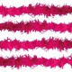 Boa néon fuchsia en plumes 70 grs - 1.80 M