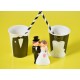 Gobelet carton Mrs noir blanc les 10 - Mr & Mrs