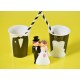 Gobelet carton Mrs noir blanc les 10 - Mr & Mrs