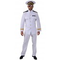 Déguisement officier blanc homme luxe