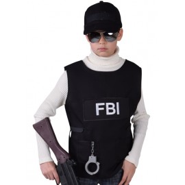 Déguisement gilet FBI garçon