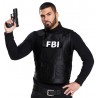 Déguisement gilet FBI homme