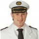 Casquette capitaine marin adulte