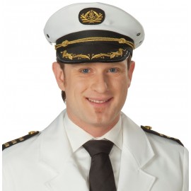 Casquette capitaine marin adulte