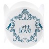 Ronds de serviette vintage with love menthe les 6