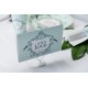 Carte invitation vintage with love menthe les 6