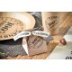 Photophore papier naturel 100% nature 10 cm les 6