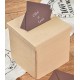 Tirelire kraft naturel carton 20 cm