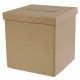 Tirelire kraft naturel carton 20 cm