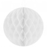 Boules papier alvéolé blanc 30 cm les 2