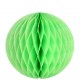 Boule papier alvéolé vert 30 cm les 2