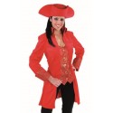 Déguisement marquise manteau rouge femme luxe