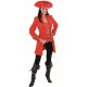 Déguisement marquise manteau rouge femme luxe
