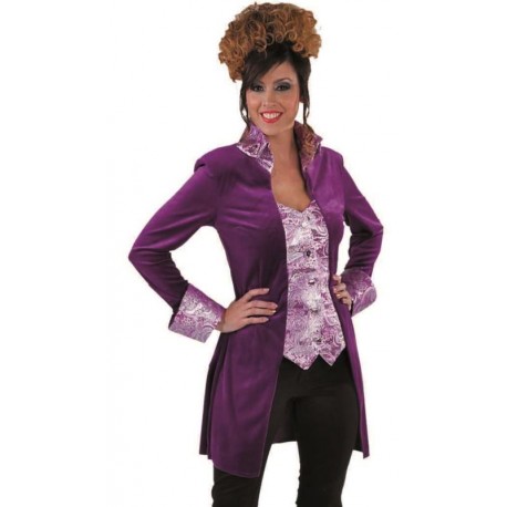 Déguisement marquise manteau lilas femme luxe