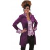 Déguisement marquise manteau lilas femme luxe