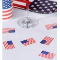 Confettis de table drapeau USA les 50