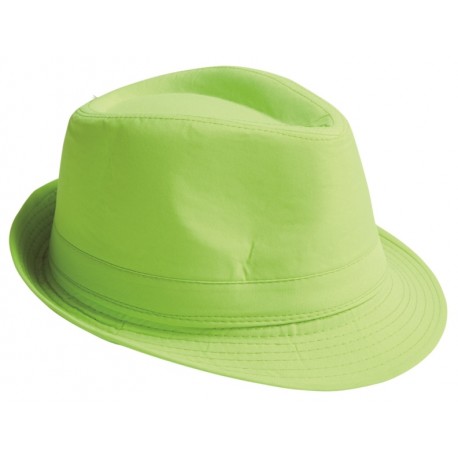 Chapeau Fedora vert anis adulte