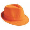 Chapeau Fedora orange adulte