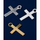 Pendentif croix or décorative 2.5 cm les 6