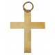 Pendentif croix or décorative 2.5 cm les 6