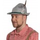 Chapeau bavarois tyrolien gris homme