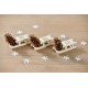 Confettis de table flocon de neige blanc 20 g