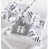 Ruban Fête blanc argent 40 mm x 5 M